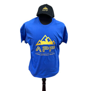 APP Blue shirt