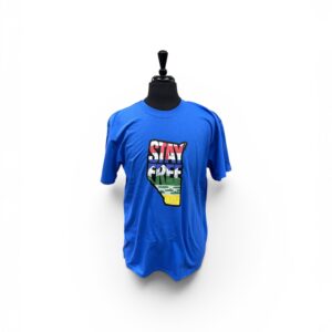 blue t-shirt